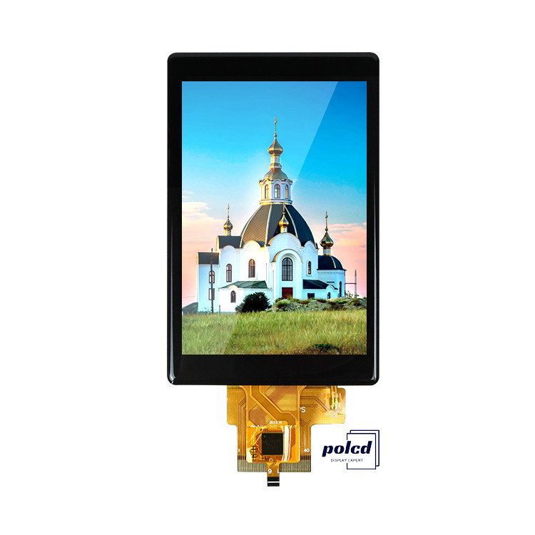 Polcd Custom LCD Display 3,5 inch 320x480 40pin IPS Angle 500nit ST7796U Capacitive Touch Screen