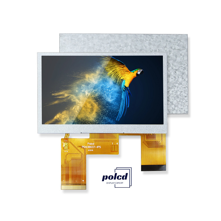 Polcd 4.3 Inch 400 độ sáng 480x272 màn hình IPS LCD NV3041A ic MCU SPI Interface TFT Display