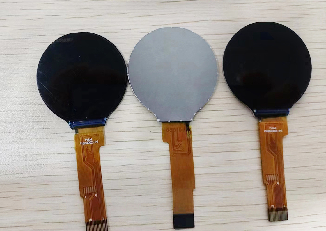 Polcd 1.28 Inch IPS Circular LCD Display 240xRGBx240 Độ phân giải Mô-đun LCD TFT tùy chỉnh cho đồng hồ thông minh