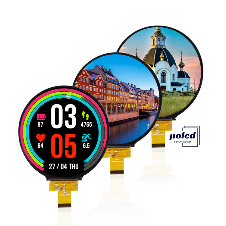 Polcd 4.0 '' Circle Panel LCD Module 720 * 720 ST7703 IPS View Angle MIPI giao diện Quần màn hình TFT