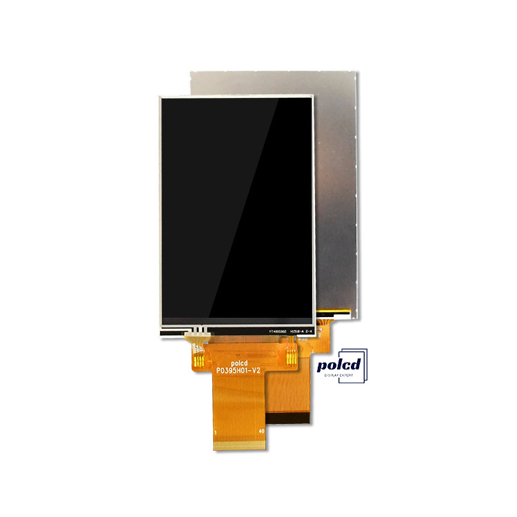 Polcd 3.95 Inch 320 * 480 màn hình LCD RGB Interface ILI9488 40pin TFT Transmissive LCD Module