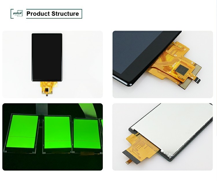 Polcd Custom 3.5 Inch Capacitive Touch Panel 320x480 500nit RGB giao diện IPS Tft LCD Display Module