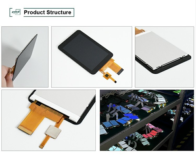 Polcd 3.5' 3.5 Inch SPI Interface 320x480 Độ phân giải ST7796U Driver IC IPS TFT LCD Display Module