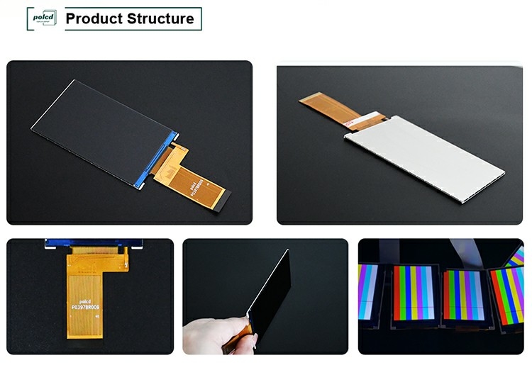 Màn hình LCD màu RGB IPS 3.97 inch Polcd độ phân giải cao 480x800 pixel, Màn hình LCD TFT 3.97 inch