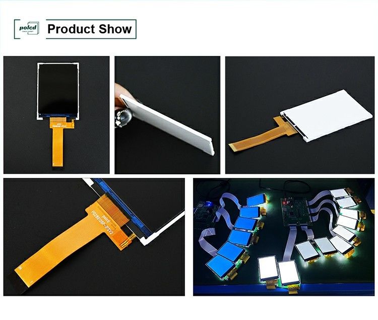 Polcd 2.8 Inch màn hình LCD 240x320 MCU giao diện góc nhìn rộng TFT Transflective LCD Module với ST7789P3-G6