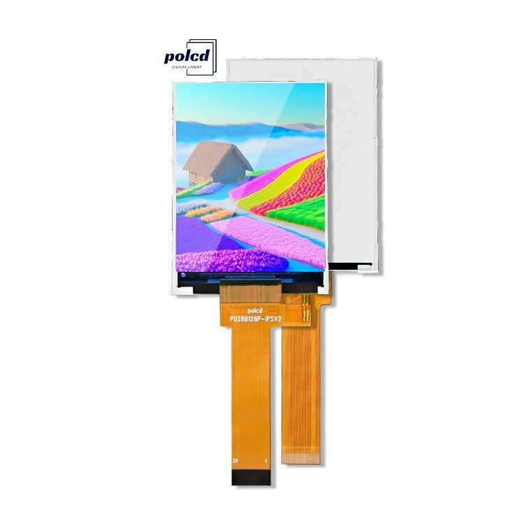 Polcd 2.8 Inch màn hình LCD 240x320 MCU giao diện góc nhìn rộng TFT Transflective LCD Module với ST7789P3-G6