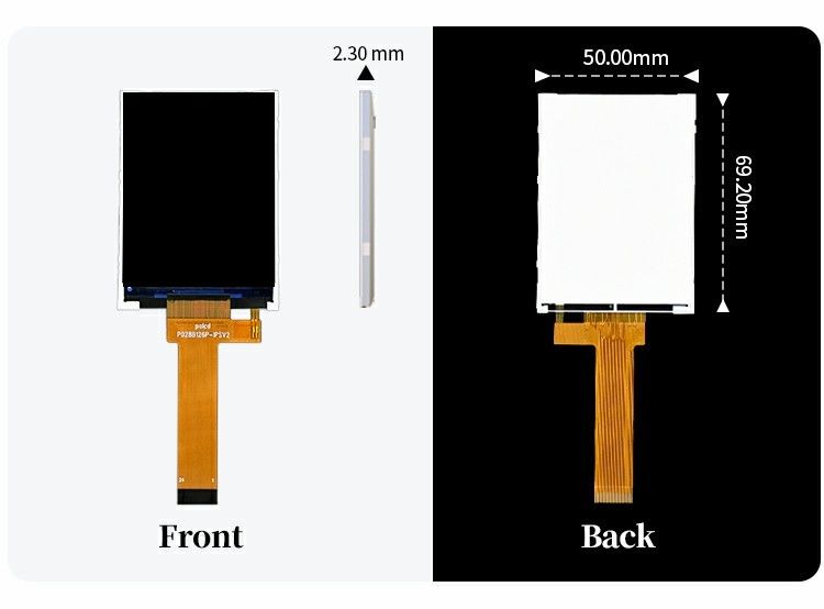 Polcd Lcd nhỏ 2,8 inch 240x320 Độ sáng cao 900 nit IPS LCD Module Display 2,8'' công nghiệp TFT