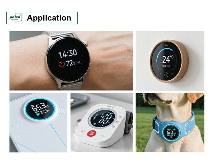 Polcd 4.0 '' Circle Panel LCD Module 720 * 720 ST7703 IPS View Angle MIPI giao diện Quần màn hình TFT