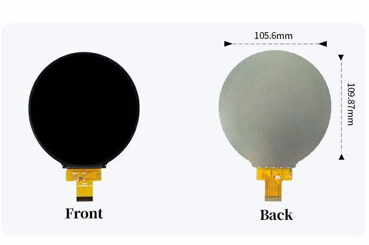 Polcd 4 inch Quần Tròn TFT hiển thị 720x720 giao diện MIPI 30 pin ST7703 TFT LCD Screen Module