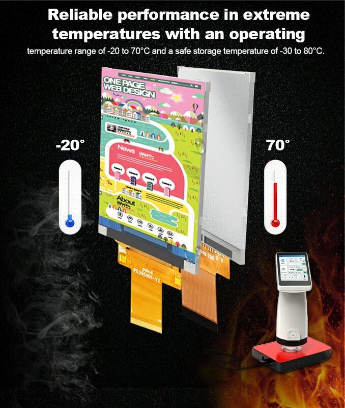 Polcd Custom 3.95 inch 320x480 Ips Tft Lcd RGB giao diện Liquid Crystal Display Module với cảm ứng