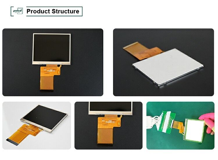 Polcd 3,5 inch 320x240 Full Color TFT Display ST7272A ổ đĩa ic IPS View Angle 54pin màn hình LCD