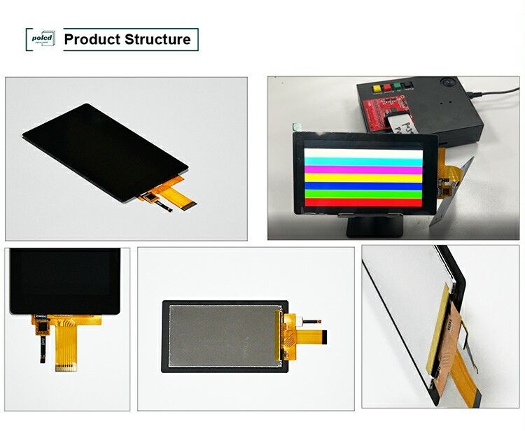 Polcd 5 inch TFT LCD Module 720 * 1280 IPS View Angle Capacitive Touch Panel màn hình LCD