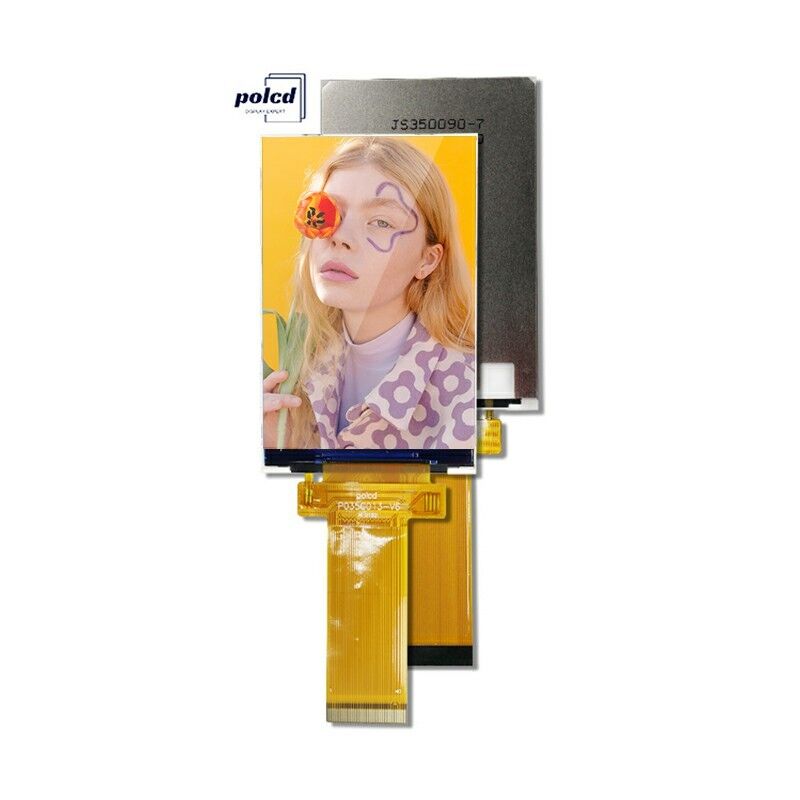 Polcd 3,5 inch màn hình hiển thị cảm ứng LCD Màn hình 320 * 480 SPI MCU giao diện IPS toàn cảnh Touch Module