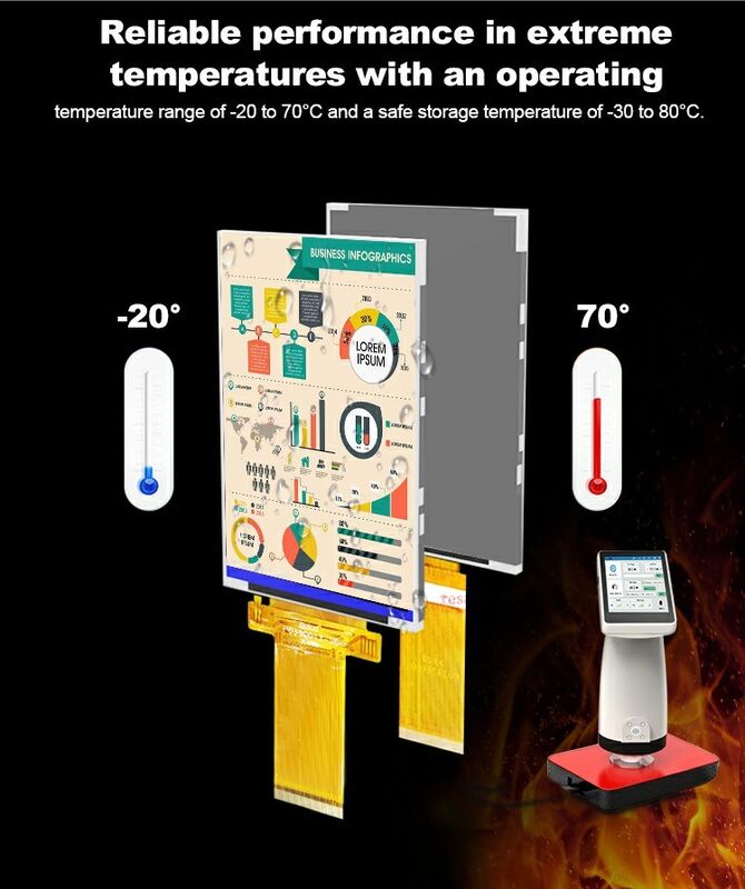 Polcd 3.5 Inch QVGA màn hình LCD có độ phân giải 320x480 MCU SPI Interface Touch Panel 3.5 