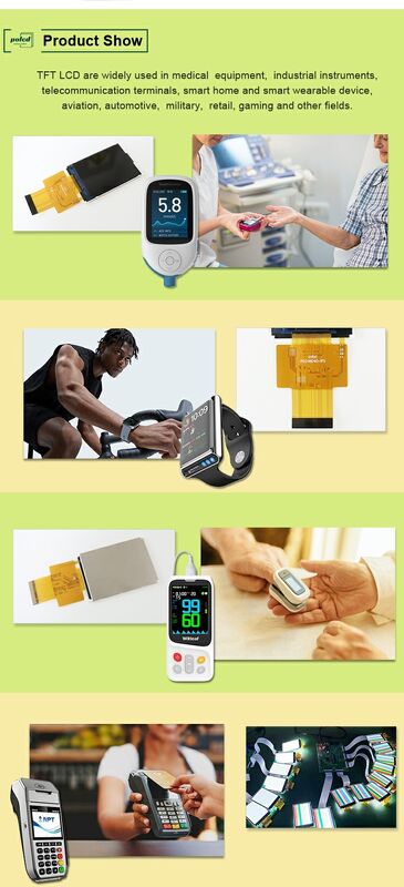 Polcd 2.4 inch IPS màn hình LCD Độ sáng cao 450 nit MCU ST7789V 240x320 Độ phân giải TFT LCD Display Module