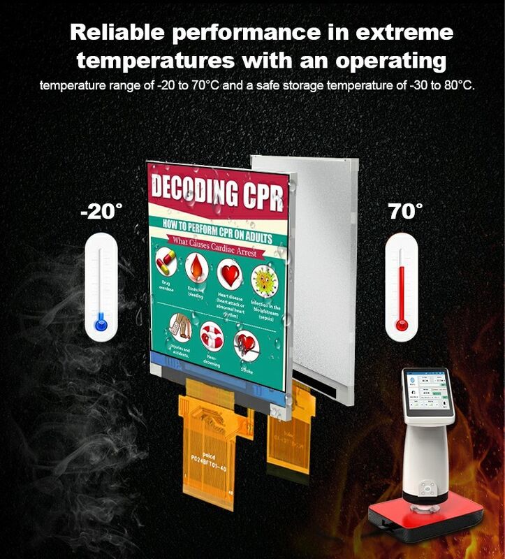 Polcd Custom 2.4 Inch 20 Pin Tft Lcd 240x320 Màn hình màu phản xạ với màn hình Lcd ST7789T3