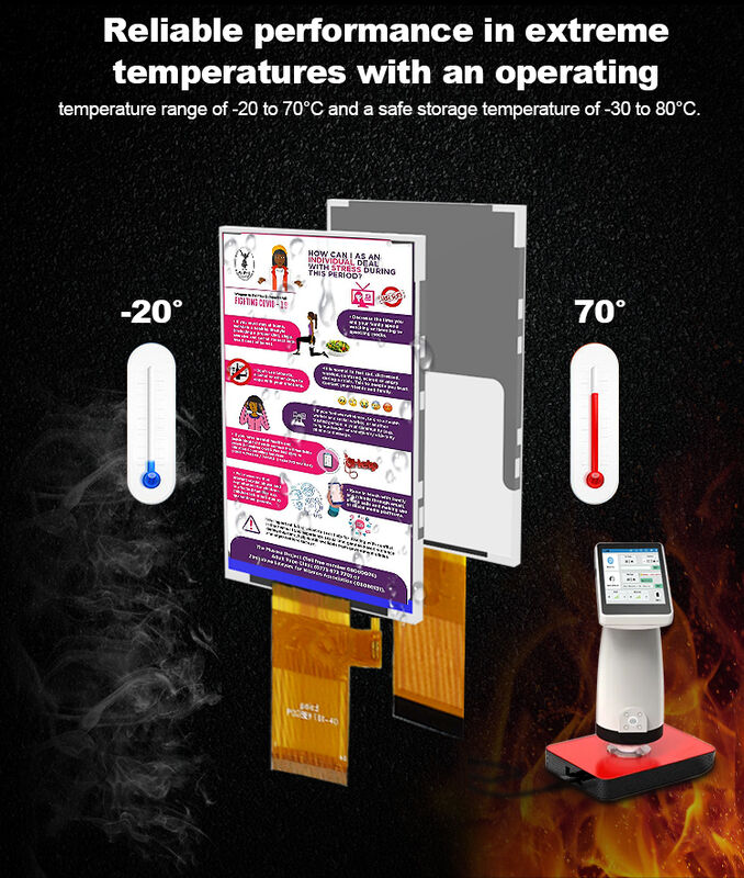 Màn hình LCD Polcd 2.8 inch 240*320 Transflective ST7789T3 Giao diện Mcu Spi Mô-đun hiển thị LCD TFT IPS 2.8 inch