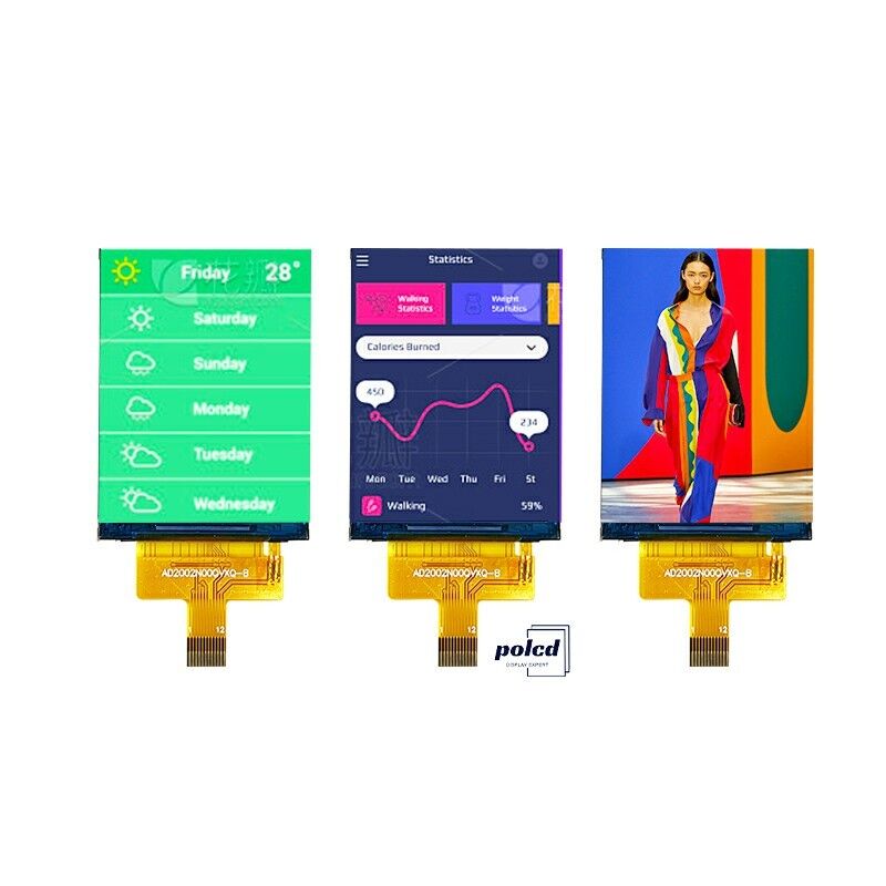 Polcd Factory 2 Inch LCD Module 240x320 260cd/m2 Độ sáng ST7789V ổ đĩa TFT Display