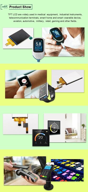 Polcd 3,5 inch TFT LCD Screen 320 * 480 giao diện SPI Độ sáng cao 400nit 3.5 LCD Display Module