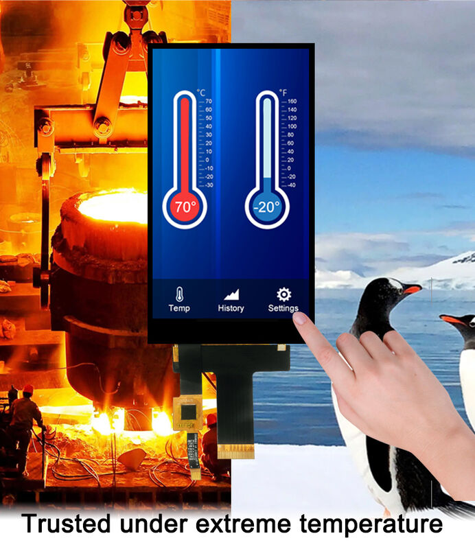 Pocld 5 inch LCM màn hình 720 * 1280 độ phân giải Capacitive Touch Panel MIPI giao diện 30pin TFT màn hình LCD