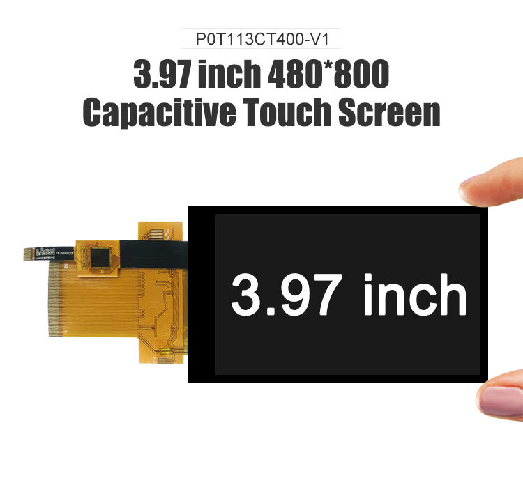 Polcd 3.97 Inch 480 * 800 Độ phân giải 50pin giao diện MCU độ sáng cao Khám LCD TFT
