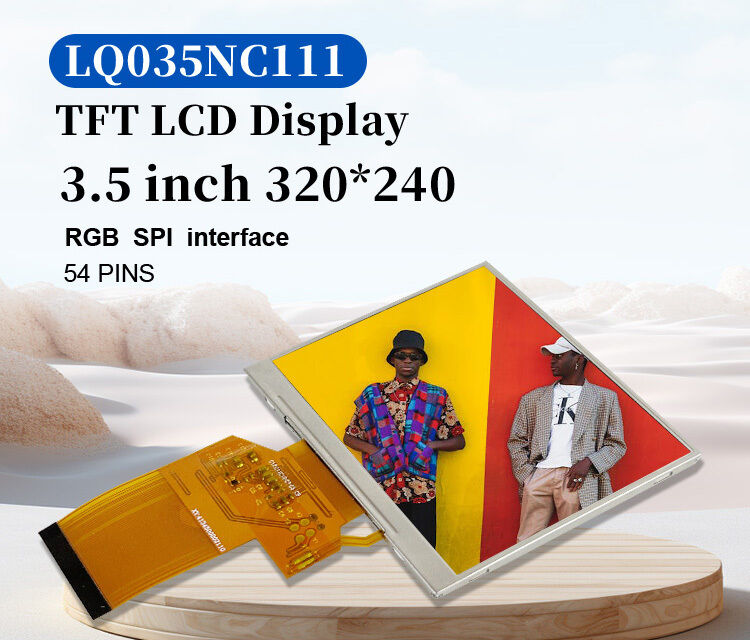 Polcd LQ035NC111 3.5 inch LCD Panel Module 320x240 RGB SPI Interface color 54 pin Square TFT LCM Display