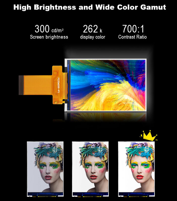 Màn hình cảm ứng điện dung IPS TFT-LCD màu Polcd 3.5 inch 320x480 với góc nhìn rộng