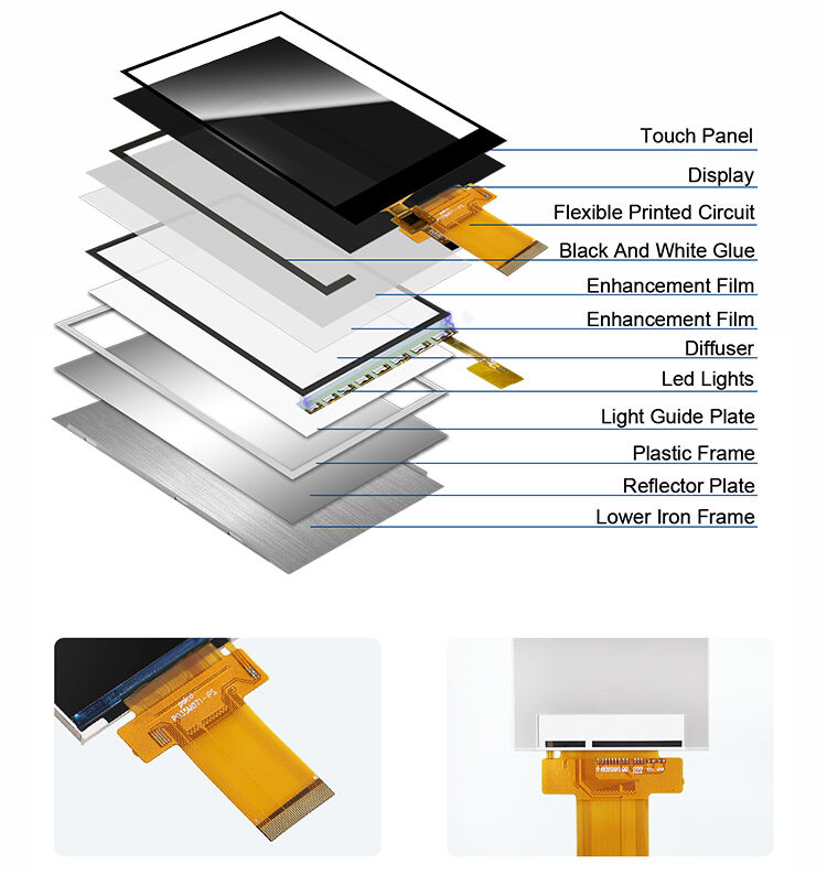 Mô-đun LCD Polcd 3,5 inch 320X480 pixel Màn hình IPS ILI9488 SPI Giao diện MCU Màn hình LCD