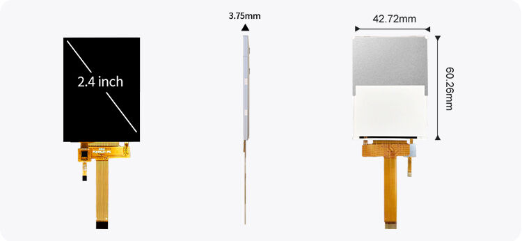 Polcd Custom 2.4 Inch IPS View Angle Capacitive Color Touch Screen 240x320 Độ phân giải TFT LCD Module
