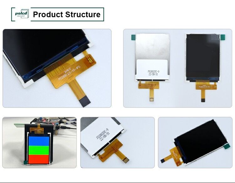 Polcd nhiệt độ rộng 2.8 Inch LCD Modules 240 * 320 300nit SPI 2.8 IPS góc nhìn Tft màn hình LCD