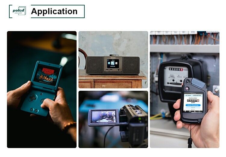 Polcd nhiệt độ rộng 2.8 Inch LCD Modules 240 * 320 300nit SPI 2.8 IPS góc nhìn Tft màn hình LCD