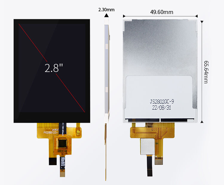 Polcd Custom SPI giao diện 2.8 inch 240x320 Capacitive Touch Screen ST7789 Động cơ TFT màn hình LCD