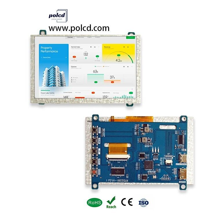 Polcd 4.3 5 Inch Universal LCD Driver Board HD-MI USB Controller Board RTD2281 cho TFT LCD Display Module