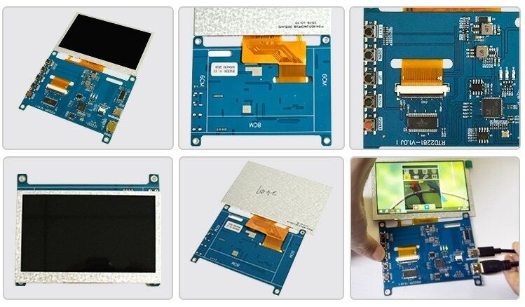 Polcd 4.3 5 Inch Universal LCD Driver Board HD-MI USB Controller Board RTD2281 cho TFT LCD Display Module