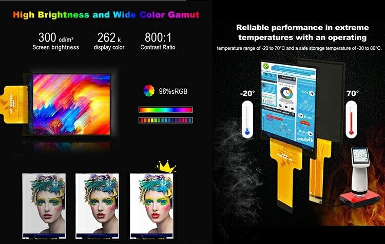 Polcd Liquid Crystal Display 2.0 Inch Mini Full Color ST7789 MCU IPS Full Angle View 240x320 TFT LCD mô-đun