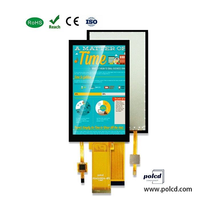 Màn hình LCD TFT Polcd 4.5 inch với màn hình cảm ứng điện dung độ phân giải 480*854 Màn hình màu Lcd 40 chân