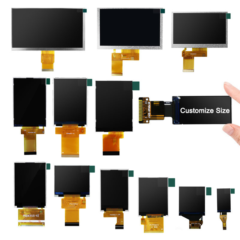 Polcd 80x160 Pixels Màn hình 0,96 Tft Mô-đun LCD TFT 1,5mm 400 Nit