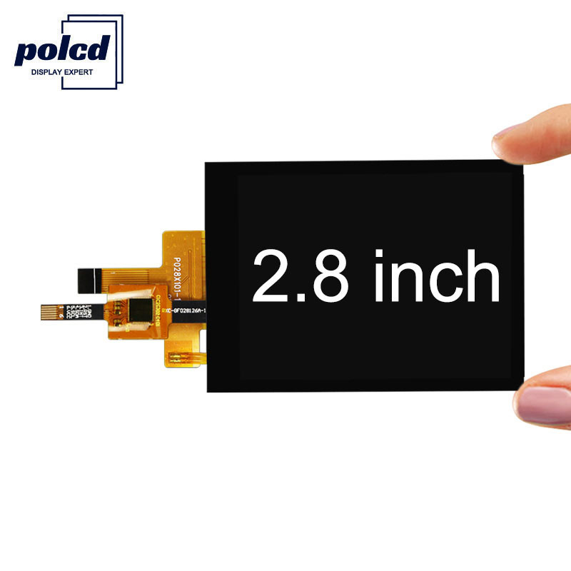 Màn hình cảm ứng điện dung Polcd 300 Nit TFT RoHS 2,8 inch Tft Touch Shield