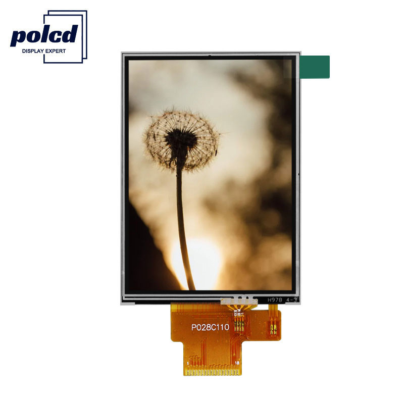 Polcd 4 Dây SPI 2.8 Mô-đun LCD Màn hình cảm ứng điện trở RoHS 240X320 TFT