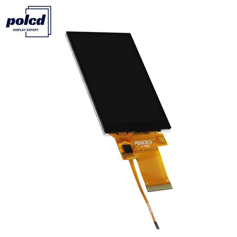 Polcd 450 Độ sáng Tft Điện dung 8080 MCU Màn hình cảm ứng LCD Tft 3,5 inch
