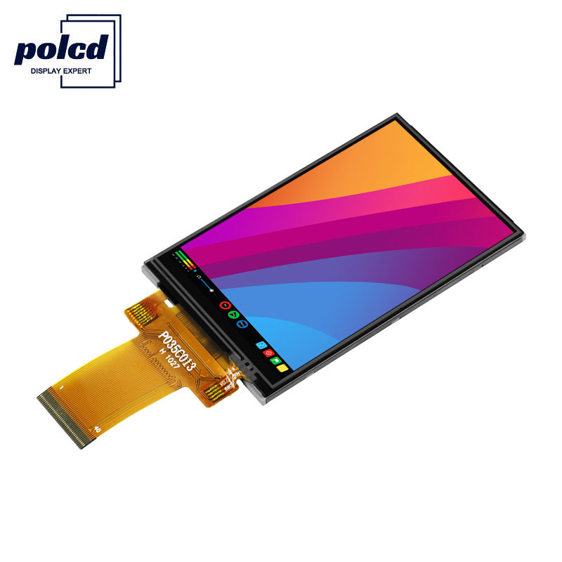 Polcd 8080 MCU 320X480 Lcd 3,5 inch 450 Nit Màn hình cảm ứng TFT 12 0'CLOCK