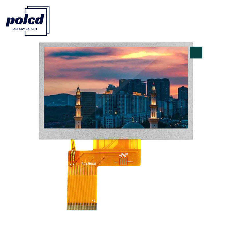 Màn hình LCD LCD Polcd 24 bit RGB 4.3 inch 800x480 TFT 53,86mm Công nghiệp