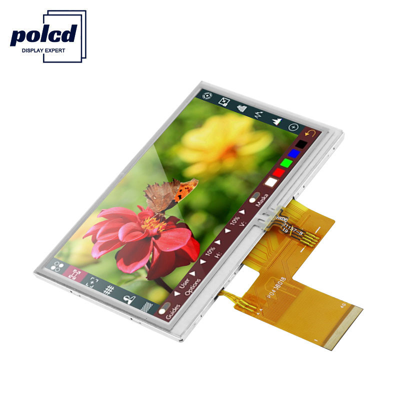 Polcd ST7262E43 Mô-đun màn hình LCD Tft 4,3 inch 280 Màn hình LCD 40Pin trong nhà