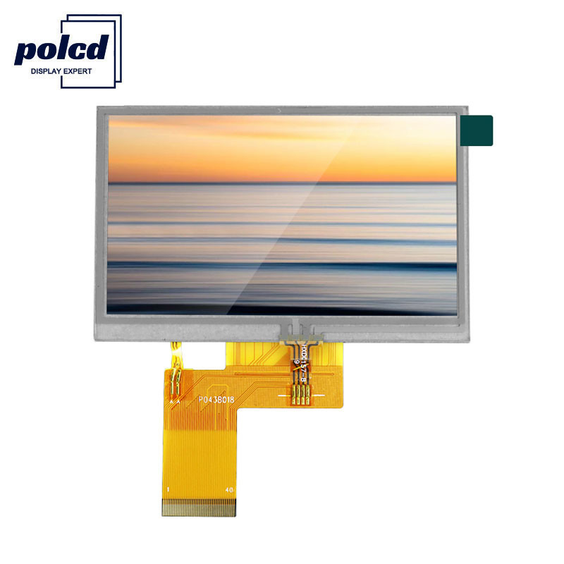 Polcd ST7262E43 4.3 Inch Hdmi Lcd 800x480 Bảng hiển thị cảm ứng RGB 24 Bit