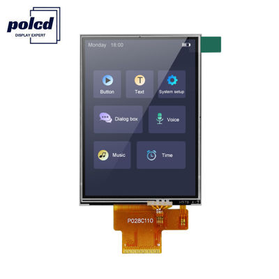 Polcd 260 Nit 240x320 Lcd 2,8 inch ST7789V Bảng điều khiển cảm ứng Lcd 4 dây SPI