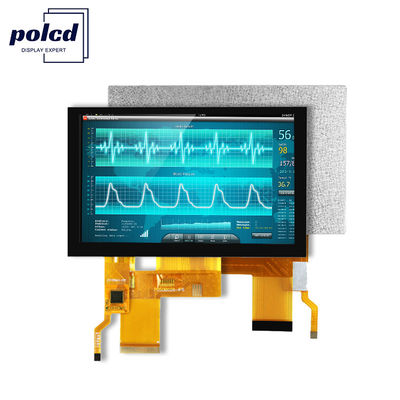 800x480 độ phân giải màn hình LCD Tft RGB Color St7262 Capacitive Touch Panel