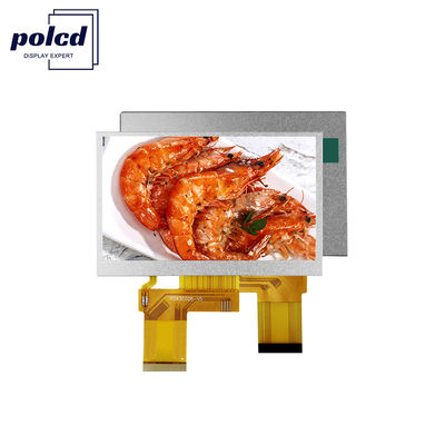 480x272 Độ phân giải 4,3 inch Tft LCD Display Rgb Interface Ili6485 Ic Ctp