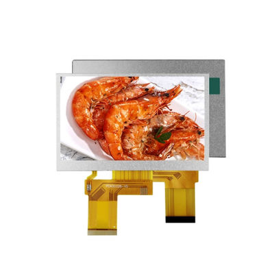 Polcd Custom 4.3 Inch 480 * 272 Màu RGB 8 bit ILI6485 Động cơ 40pin 4.3' TFT LCD Module