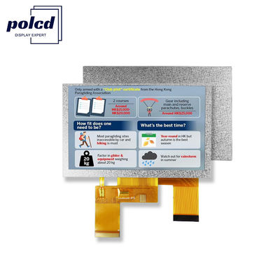 Polcd 5 Inch TFT Display 800x480 RGB 24 Bit giao diện IPS Full View Angle High Contrast LCD Module