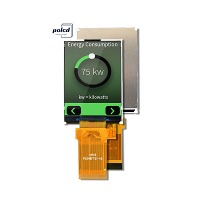 Màn hình LCD đủ màu Polcd Transflective 2,4 inch TFT SPI MCU 20 pin Qvga 240x320 TFT LCD